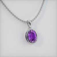 1.59 Ct. Gemstone Necklace, Platinum 950 2