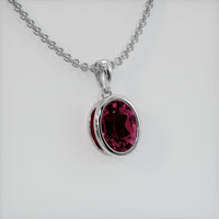 2.83 Ct. Gemstone Necklace, Platinum 950 2