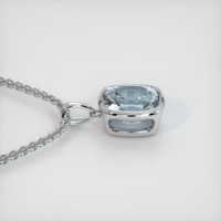 2.76 Ct. Bi Color Sapphire Necklace, Platinum 950 3