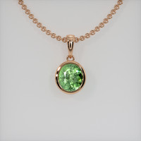 1.53 Ct. Gemstone Necklace, 14K Rose Gold 1