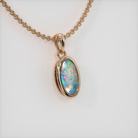 0.85 Ct. Gemstone Necklace, 14K Rose Gold 2