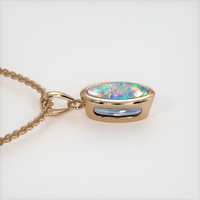 0.85 Ct. Gemstone Necklace, 14K Rose Gold 3
