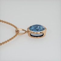 1.20 Ct. Gemstone Necklace, 14K Rose Gold 3