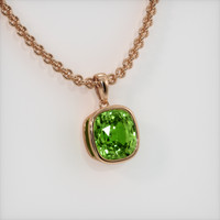 4.89 Ct. Gemstone Necklace, 14K Rose Gold 2