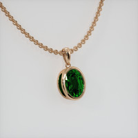 0.72 Ct. Gemstone Necklace, 14K Rose Gold 2