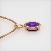 1.59 Ct. Gemstone Necklace, 14K Rose Gold 3