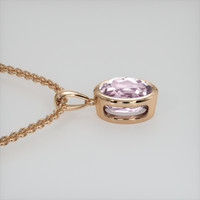 2.60 Ct. Gemstone Necklace, 14K Rose Gold 3