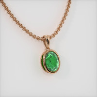 2.03 Ct. Gemstone Necklace, 14K Rose Gold 2