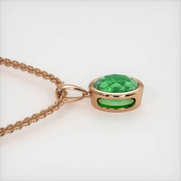 2.03 Ct. Gemstone Necklace, 14K Rose Gold 3