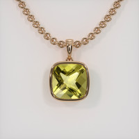 4.55 Ct. Gemstone Necklace, 14K Rose Gold 1