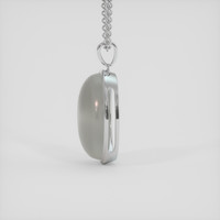 28.61 Ct. Grey Moonstone Pendant, Silver 3