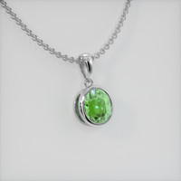 1.53 Ct. Gemstone Necklace, 14K White Gold 2