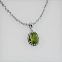 2.25 Ct. Gemstone Necklace, 14K White Gold 2