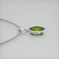 2.25 Ct. Gemstone Necklace, 14K White Gold 3