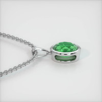 2.03 Ct. Gemstone Necklace, 14K White Gold 3