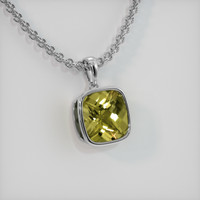 4.55 Ct. Gemstone Necklace, 14K White Gold 2