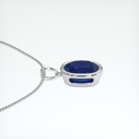 3.08 Ct. Sapphire Necklace, 14K White Gold 3