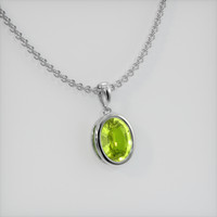 1.68 Ct. Gemstone Necklace, 18K White Gold 2