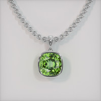 4.89 Ct. Gemstone Necklace, 18K White Gold 1