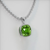 4.89 Ct. Gemstone Necklace, 18K White Gold 2