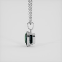 3.02 Ct. Bi Color Sapphire Pendant, 18K White Gold 3