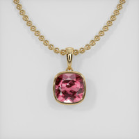 2.79 Ct. Gemstone Necklace, 14K Yellow Gold 1