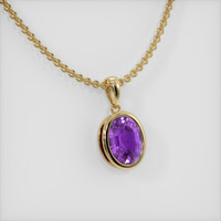 1.59 Ct. Gemstone Necklace, 14K Yellow Gold 2