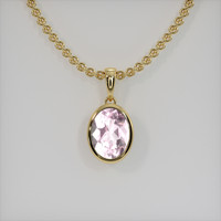 2.60 Ct. Gemstone Necklace, 14K Yellow Gold 1