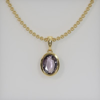 1.39 Ct. Gemstone Necklace, 14K Yellow Gold 1