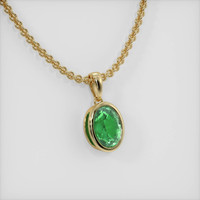 2.03 Ct. Gemstone Necklace, 14K Yellow Gold 2