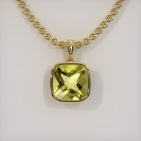 4.55 Ct. Gemstone Necklace, 14K Yellow Gold 1