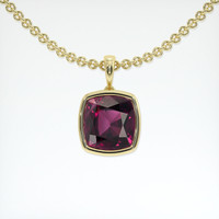 5.20 Ct. Gemstone Necklace, 14K Yellow Gold 1