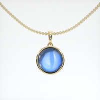 1.93 Ct. Gemstone Necklace, 14K Yellow Gold 1