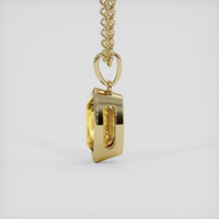 2.07 Ct. Yellow Sapphire Necklace, 14K Yellow Gold 3