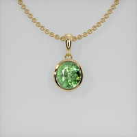 1.53 Ct. Gemstone Necklace, 18K Yellow Gold 1