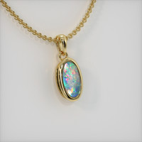 0.85 Ct. Gemstone Necklace, 18K Yellow Gold 2