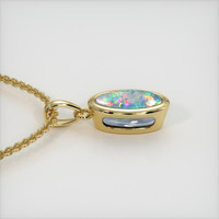 0.85 Ct. Gemstone Necklace, 18K Yellow Gold 3