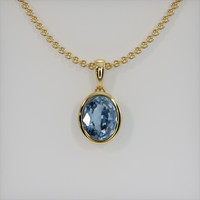 1.20 Ct. Gemstone Necklace, 18K Yellow Gold 1