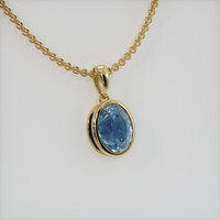 1.20 Ct. Gemstone Necklace, 18K Yellow Gold 2