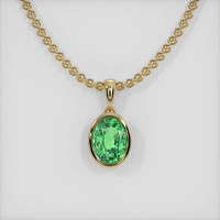2.03 Ct. Gemstone Necklace, 18K Yellow Gold 1