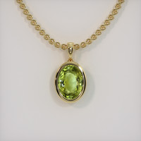 3.66 Ct. Gemstone Necklace, 18K Yellow Gold 1