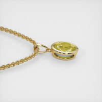 1.58 Ct. Sapphire Necklace, 18K Yellow Gold 3