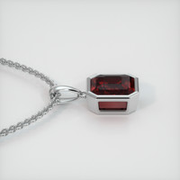1.52 Ct. Gemstone Pendant, Platinum 950 3