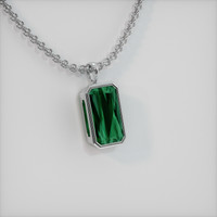 7.72 Ct. Gemstone Pendant, Platinum 950 2