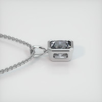 3.18 Ct. Gemstone Pendant, Platinum 950 3