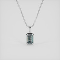 1.12 Ct. Alexandrite Pendant, Platinum 950 1