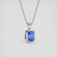 1.01 Ct. Blue Sapphire Pendant, Platinum 950 2