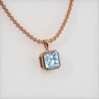 2.78 Ct. Gemstone Pendant, 14K Rose Gold 2