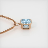 2.78 Ct. Gemstone Pendant, 14K Rose Gold 3