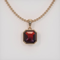 1.52 Ct. Gemstone Pendant, 14K Rose Gold 1